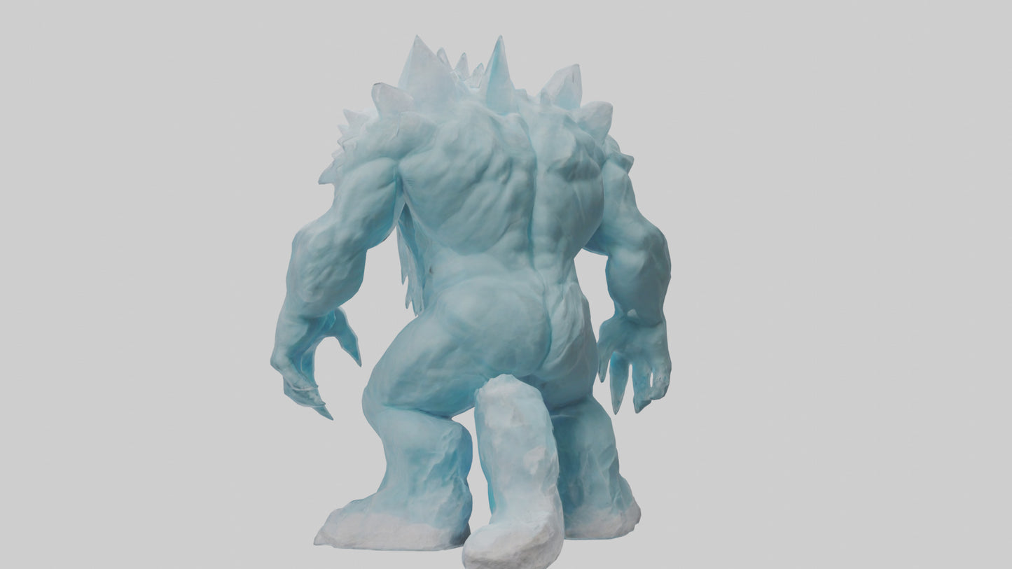 3D model Glacier Giant model VR / AR / low-poly