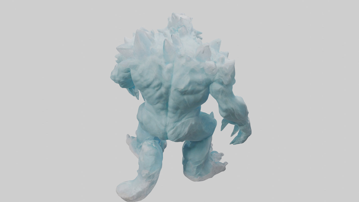 3D model Glacier Giant model VR / AR / low-poly