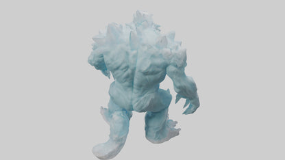 3D model Glacier Giant model VR / AR / low-poly