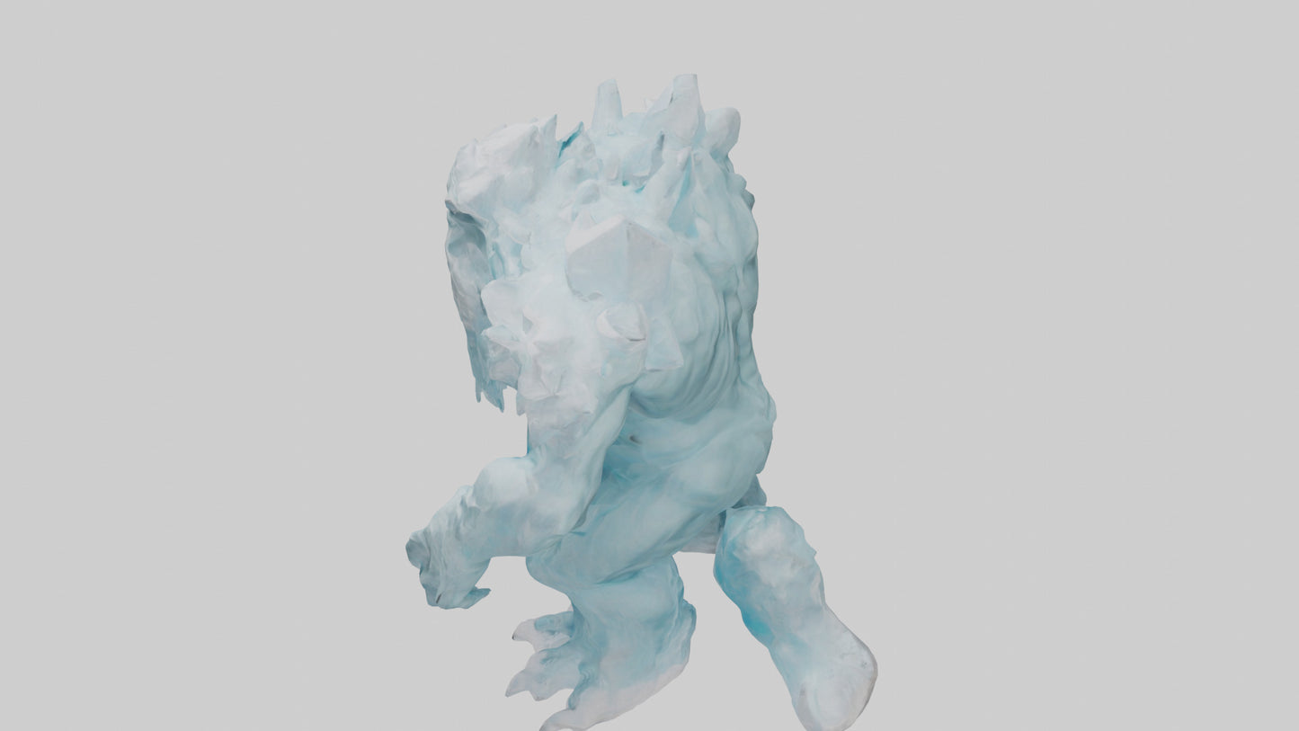 3D model Glacier Giant model VR / AR / low-poly