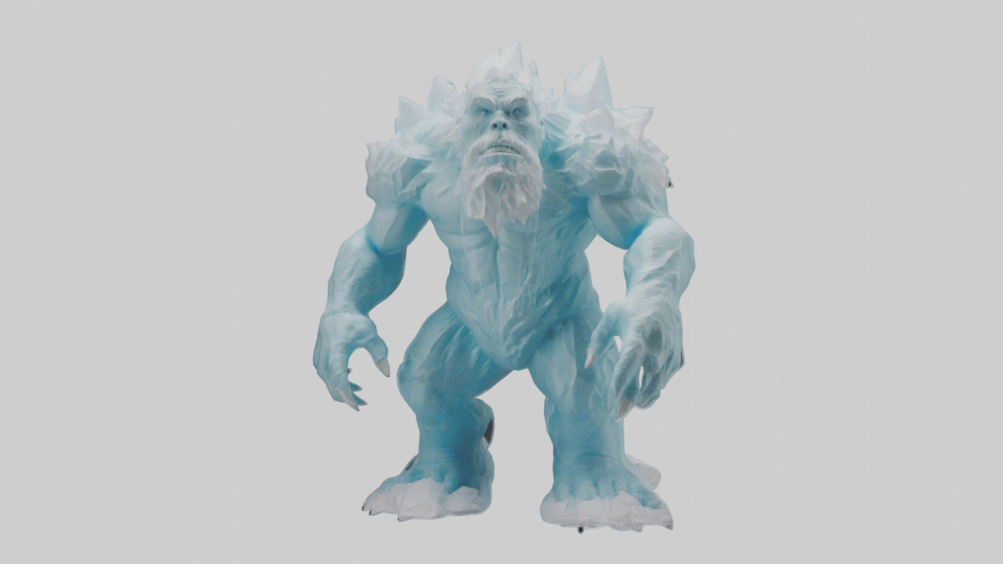 3D model Glacier Giant model VR / AR / low-poly