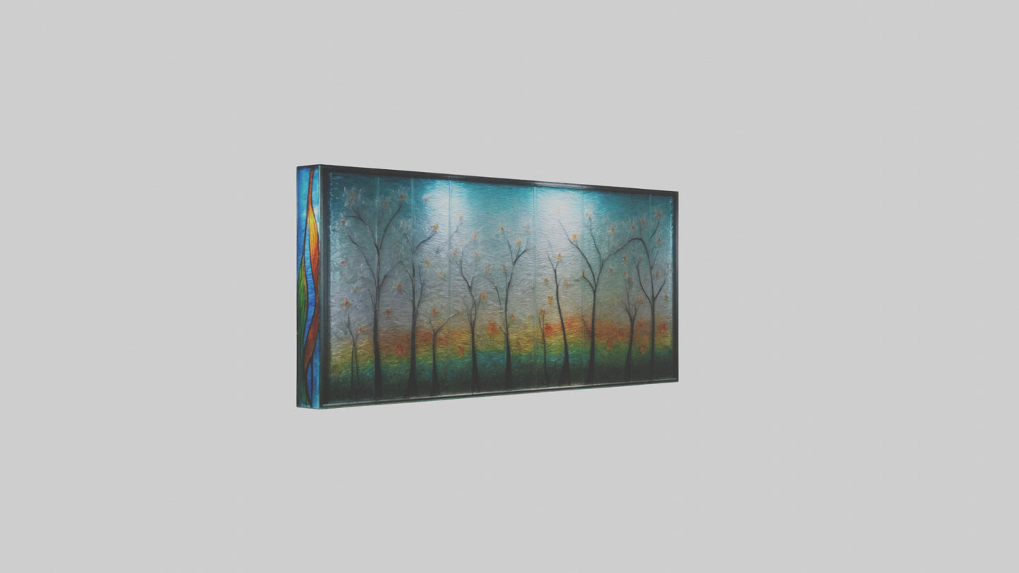 3D model Glass Art Murals VR / AR / low-poly