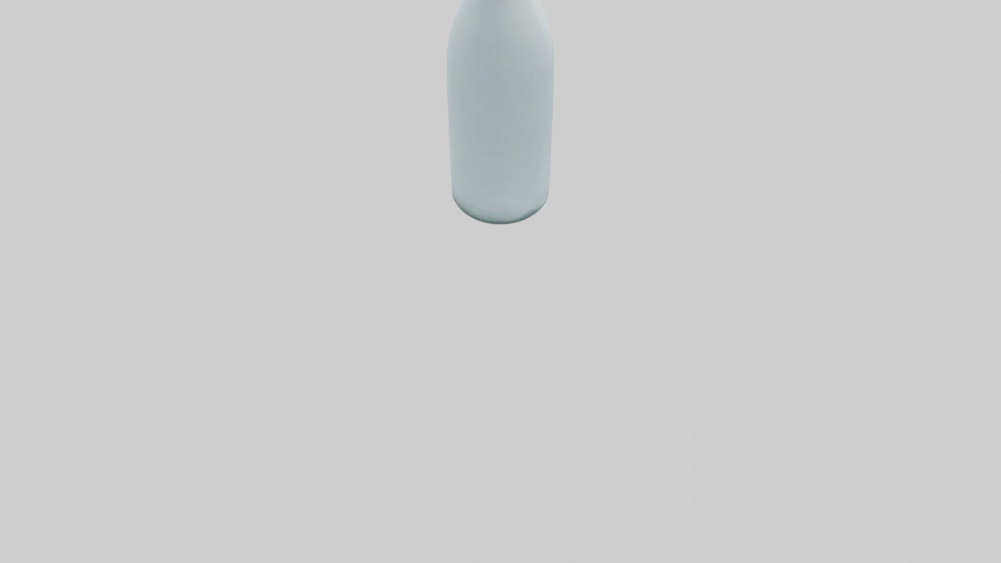 3D model Glass Bottle model VR / AR / low-poly