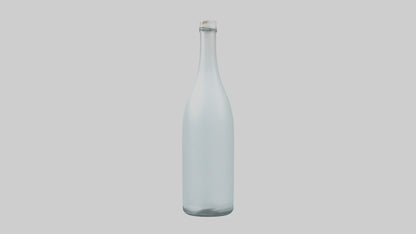 3D model Glass Bottle model VR / AR / low-poly