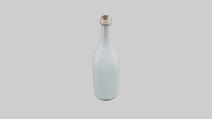 3D model Glass Bottle model VR / AR / low-poly