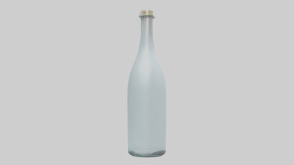 3D model Glass Bottle model VR / AR / low-poly