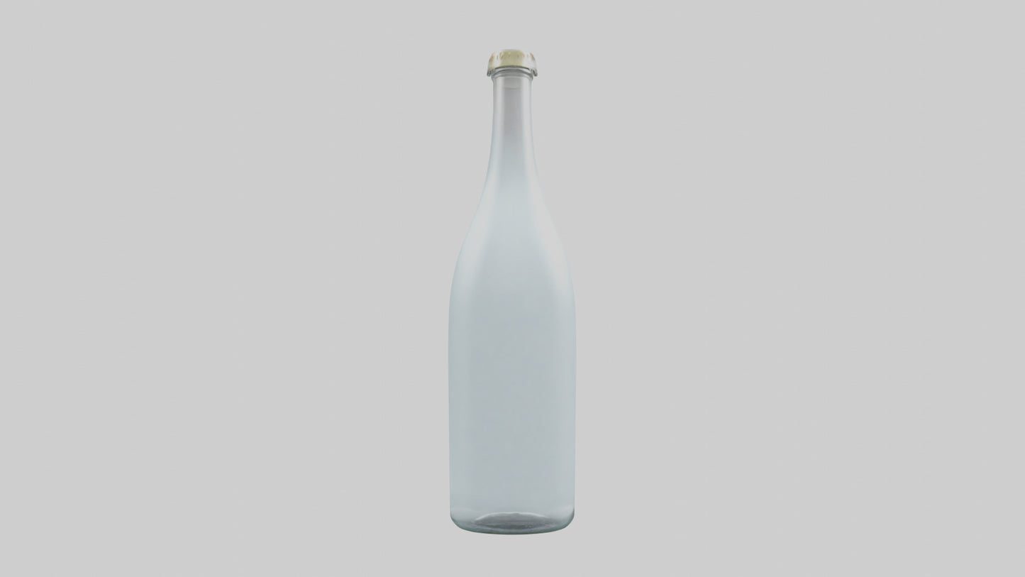 3D model Glass Bottle model VR / AR / low-poly