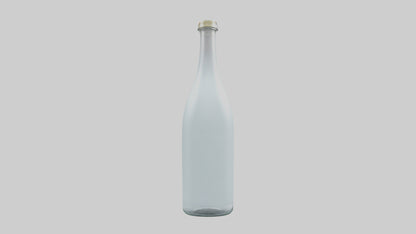 3D model Glass Bottle model VR / AR / low-poly