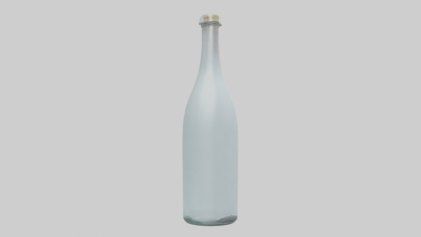 3D model Glass Bottle model VR / AR / low-poly