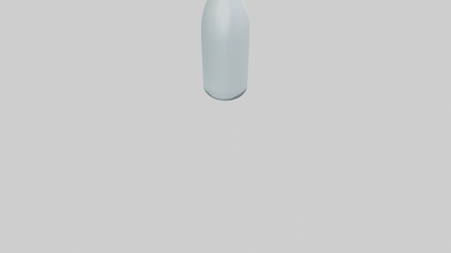 3D model Glass Bottle model VR / AR / low-poly