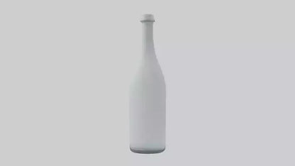 3D model Glass Bottle model VR / AR / low-poly
