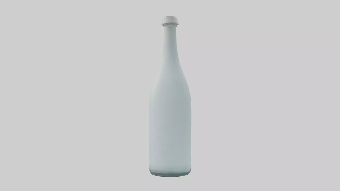 3D model Glass Bottle model VR / AR / low-poly