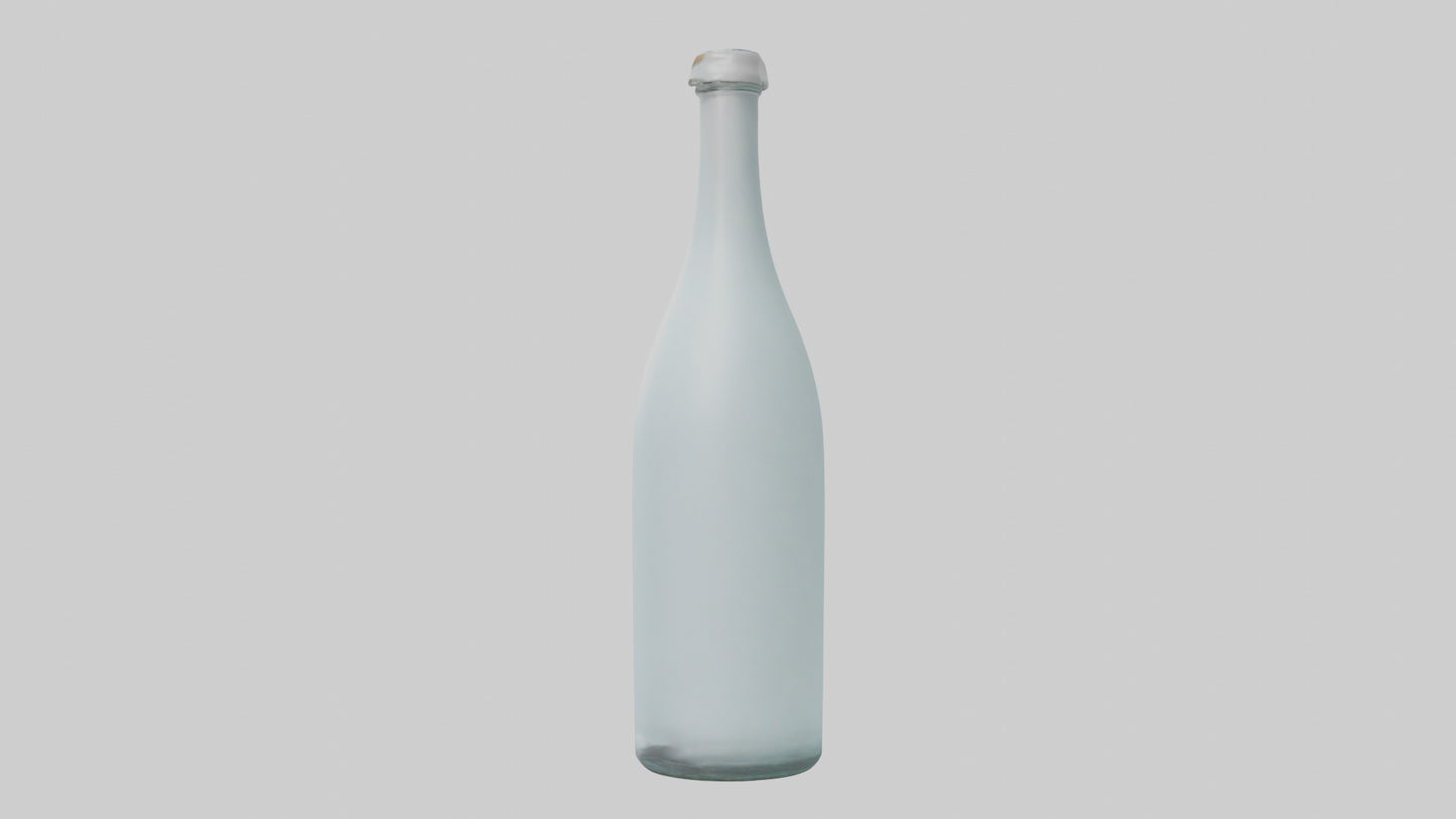 3D model Glass Bottle model VR / AR / low-poly