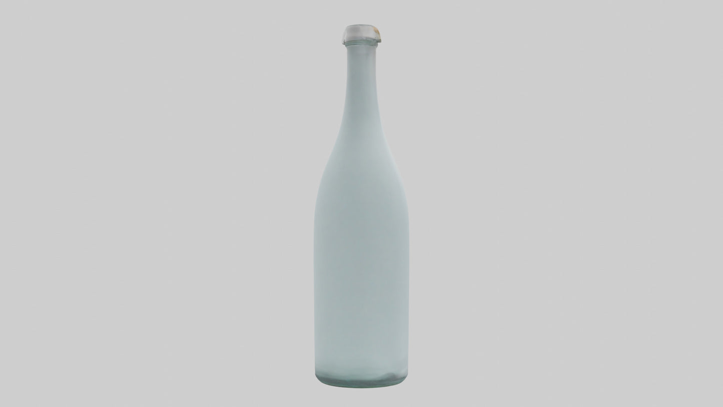3D model Glass Bottle model VR / AR / low-poly
