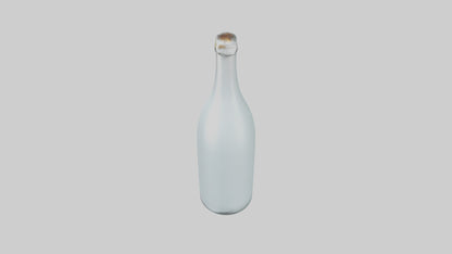 3D model Glass Bottle model VR / AR / low-poly