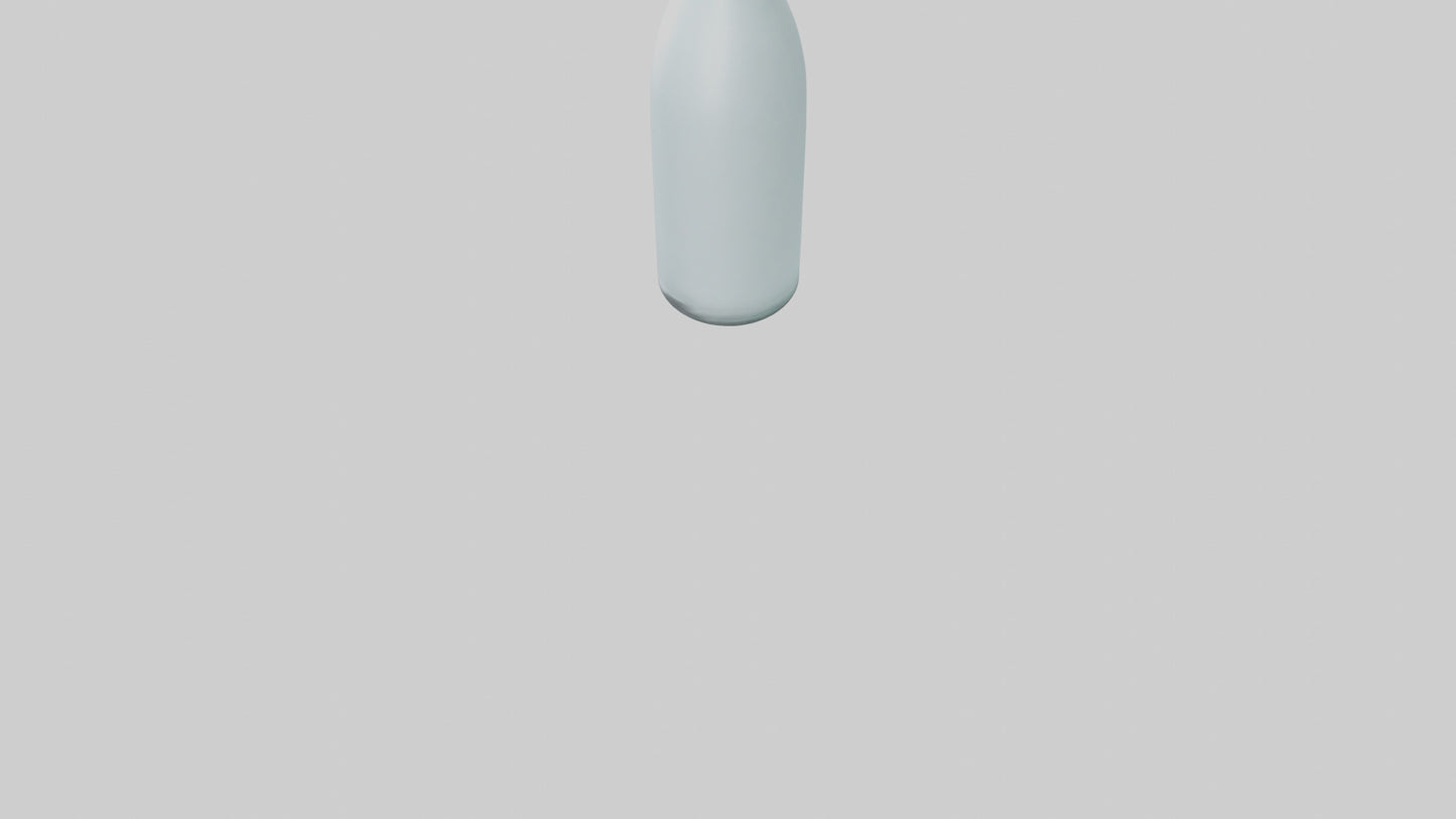 3D model Glass Bottle model VR / AR / low-poly