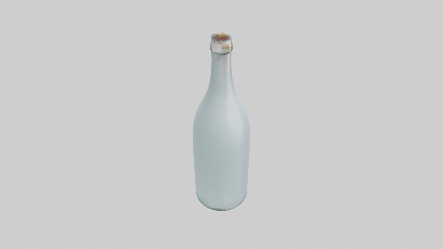 3D model Glass Bottle model VR / AR / low-poly