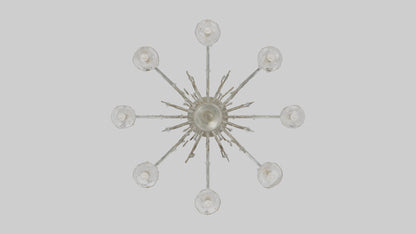3D model Glass chandelier model VR / AR / low-poly
