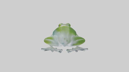 Glass Frog perched model VR / AR / low-poly