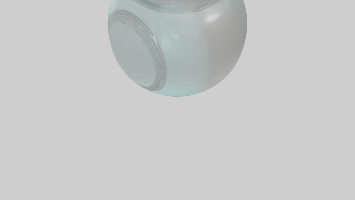 3D model Glass Jar model VR / AR / low-poly