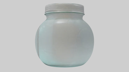 3D model Glass Jar model VR / AR / low-poly