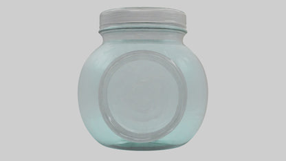 3D model Glass Jar model VR / AR / low-poly