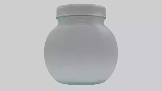 3D model Glass Jar model VR / AR / low-poly