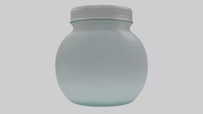 3D model Glass Jar model VR / AR / low-poly