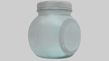 3D model Glass Jar model VR / AR / low-poly