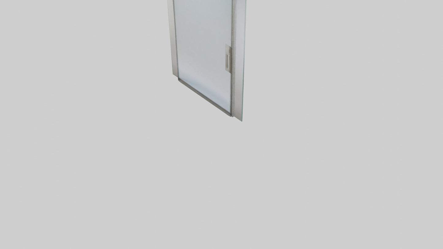 3D model Glass panel door model VR / AR / low-poly