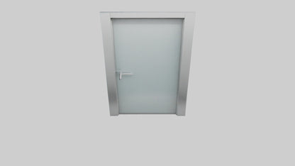 3D model Glass panel door model VR / AR / low-poly
