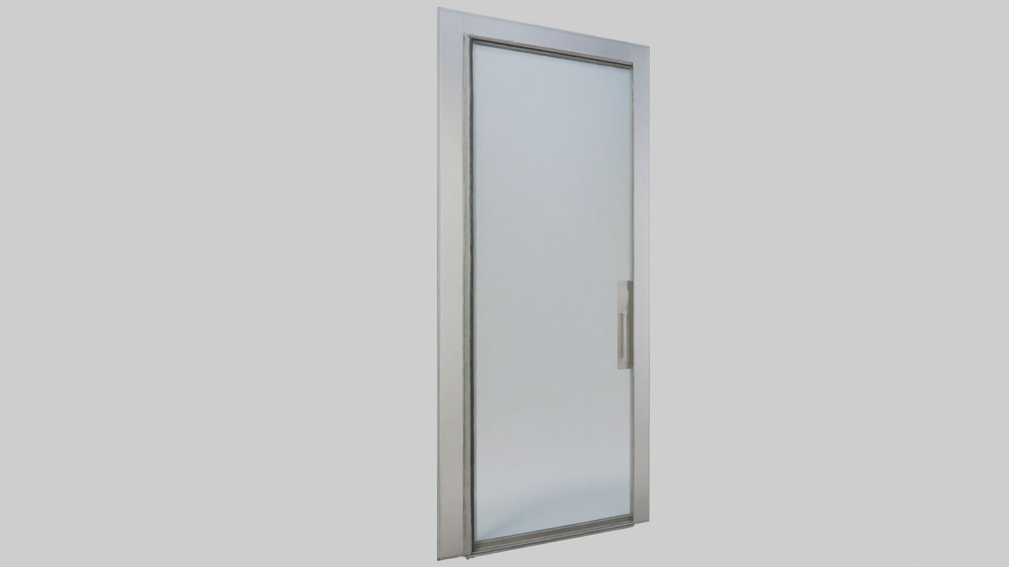 3D model Glass panel door model VR / AR / low-poly