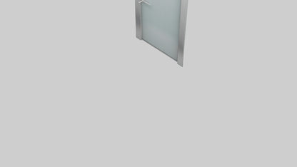 3D model Glass panel door model VR / AR / low-poly