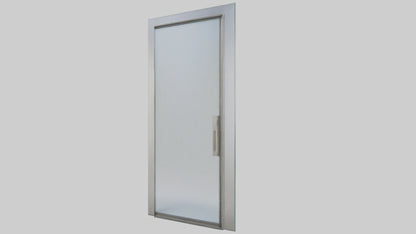 3D model Glass panel door model VR / AR / low-poly