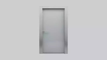 3D model Glass panel door model VR / AR / low-poly