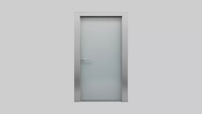 3D model Glass panel door model VR / AR / low-poly