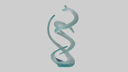 3D model Glass sculpture model VR / AR / low-poly