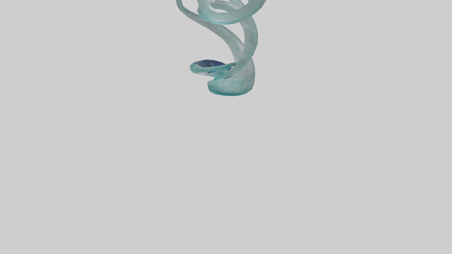 3D model Glass sculpture model VR / AR / low-poly