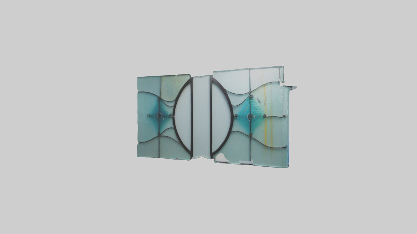 3D model Glass Wall Art VR / AR / low-poly