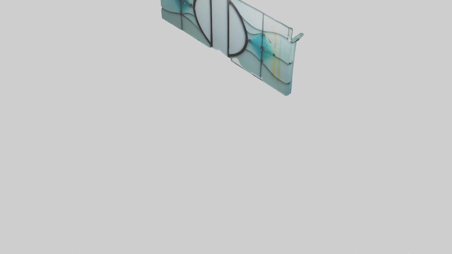 3D model Glass Wall Art VR / AR / low-poly