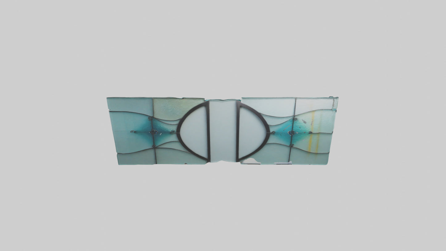 3D model Glass Wall Art VR / AR / low-poly