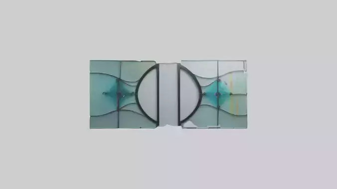 3D model Glass Wall Art VR / AR / low-poly