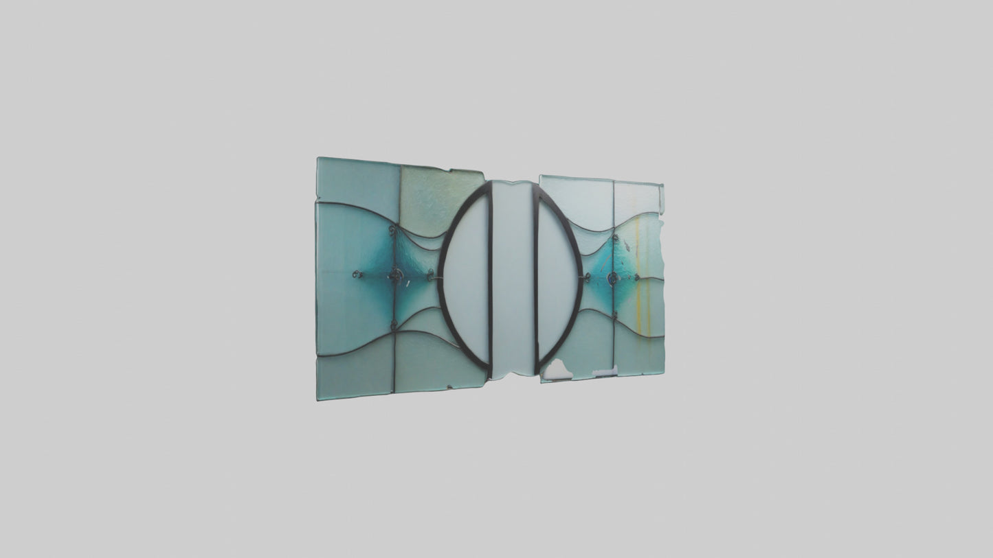 3D model Glass Wall Art VR / AR / low-poly