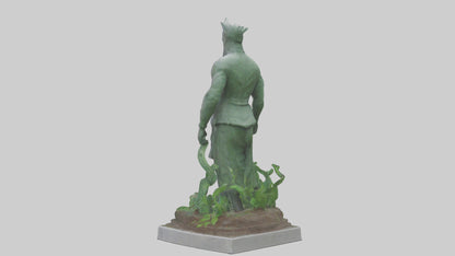 Global Ecological Defender Statue model VR / AR / low-poly