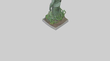 Global Ecological Defender Statue model VR / AR / low-poly