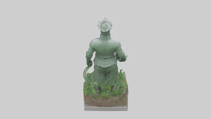 Global Ecological Defender Statue model VR / AR / low-poly