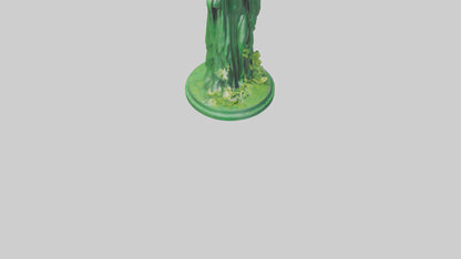 3D model Global Green Statue model VR / AR / low-poly