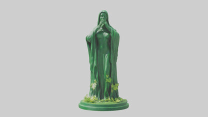 3D model Global Green Statue model VR / AR / low-poly