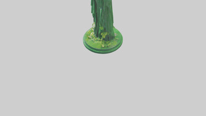 3D model Global Green Statue model VR / AR / low-poly
