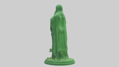 3D model Global Green Statue model VR / AR / low-poly